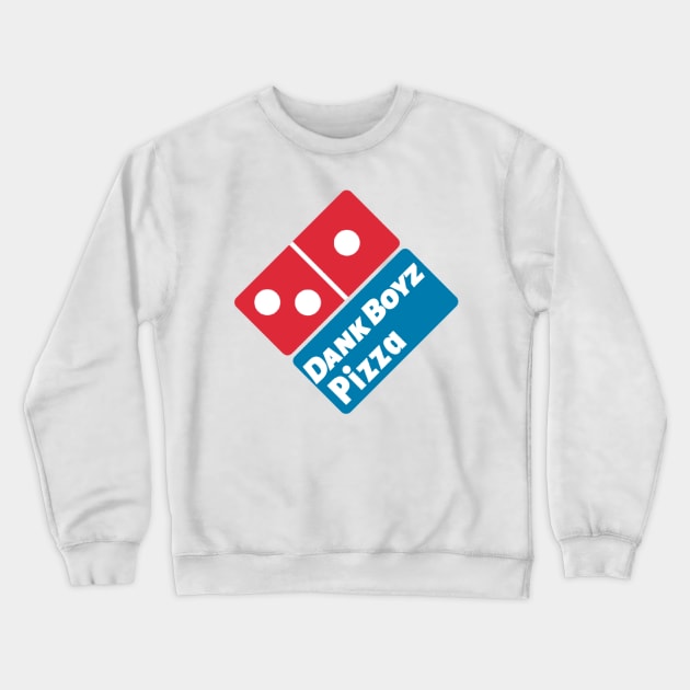 Dank Boyz Pizza Crewneck Sweatshirt by dankboyz